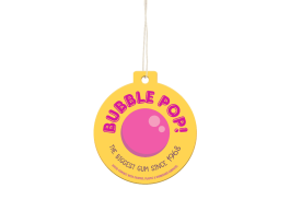 Circle with Tab Air Freshener